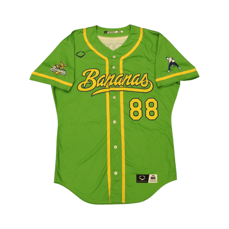 Noah Niznik Savannah Bananas Game Worn June 27, 2026 Green Jersey at Oregon