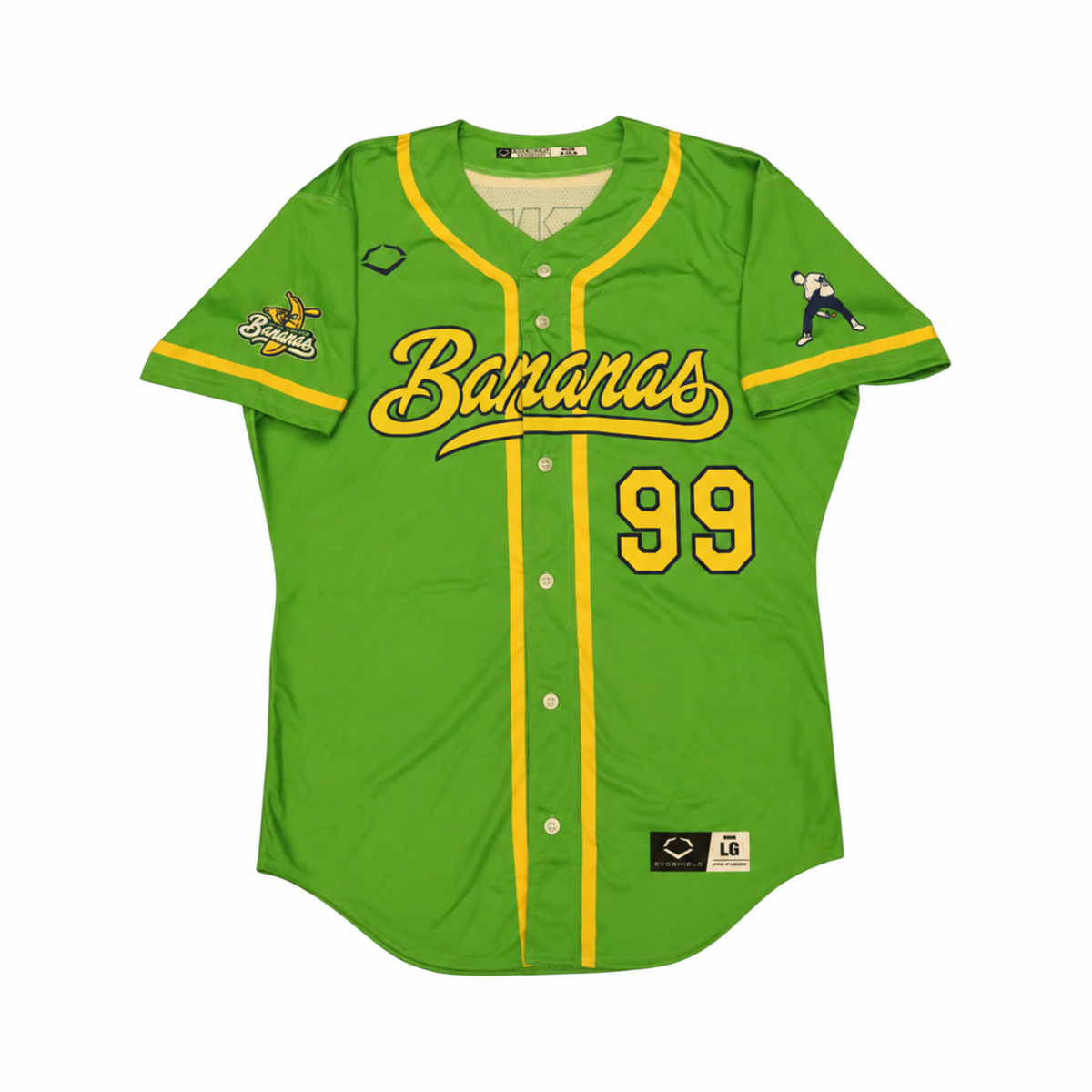 Frankie Moscatiello Savannah Bananas Game Worn June 27, 2026 Green Jersey Oregon