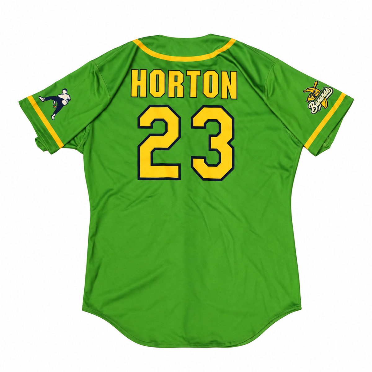 Reggie Horton Savannah Bananas Game Worn June 27, 2026 Green Jersey at Oregon