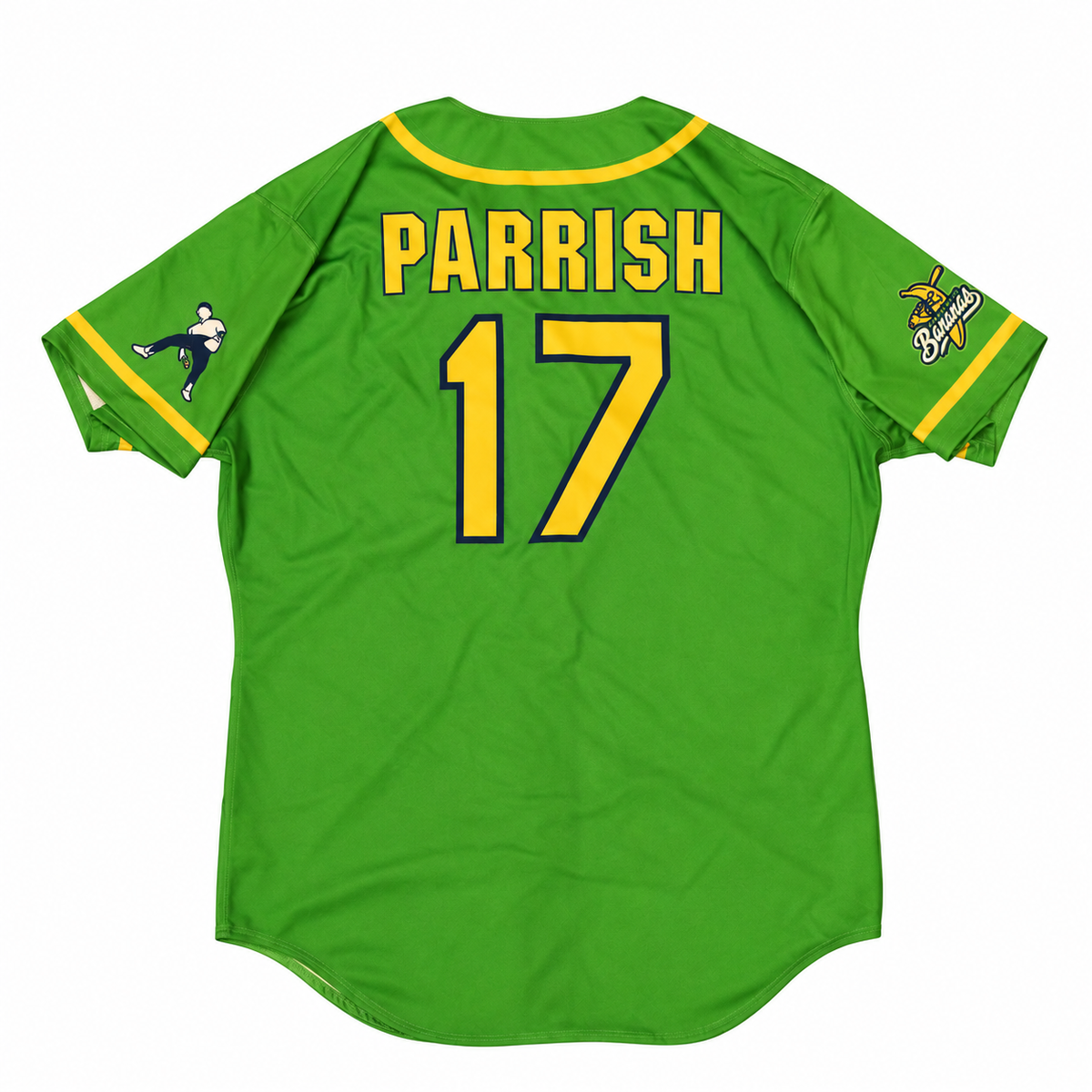 Easton Parrish Savannah Bananas Game Worn June 27, 2026 Green Jersey at Oregon