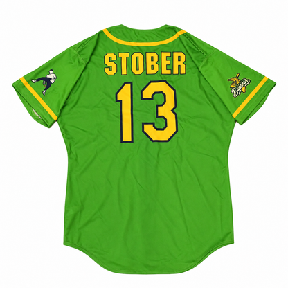 Bryce Stober Savannah Bananas Game Worn June 27, 2026 Green Jersey at Oregon
