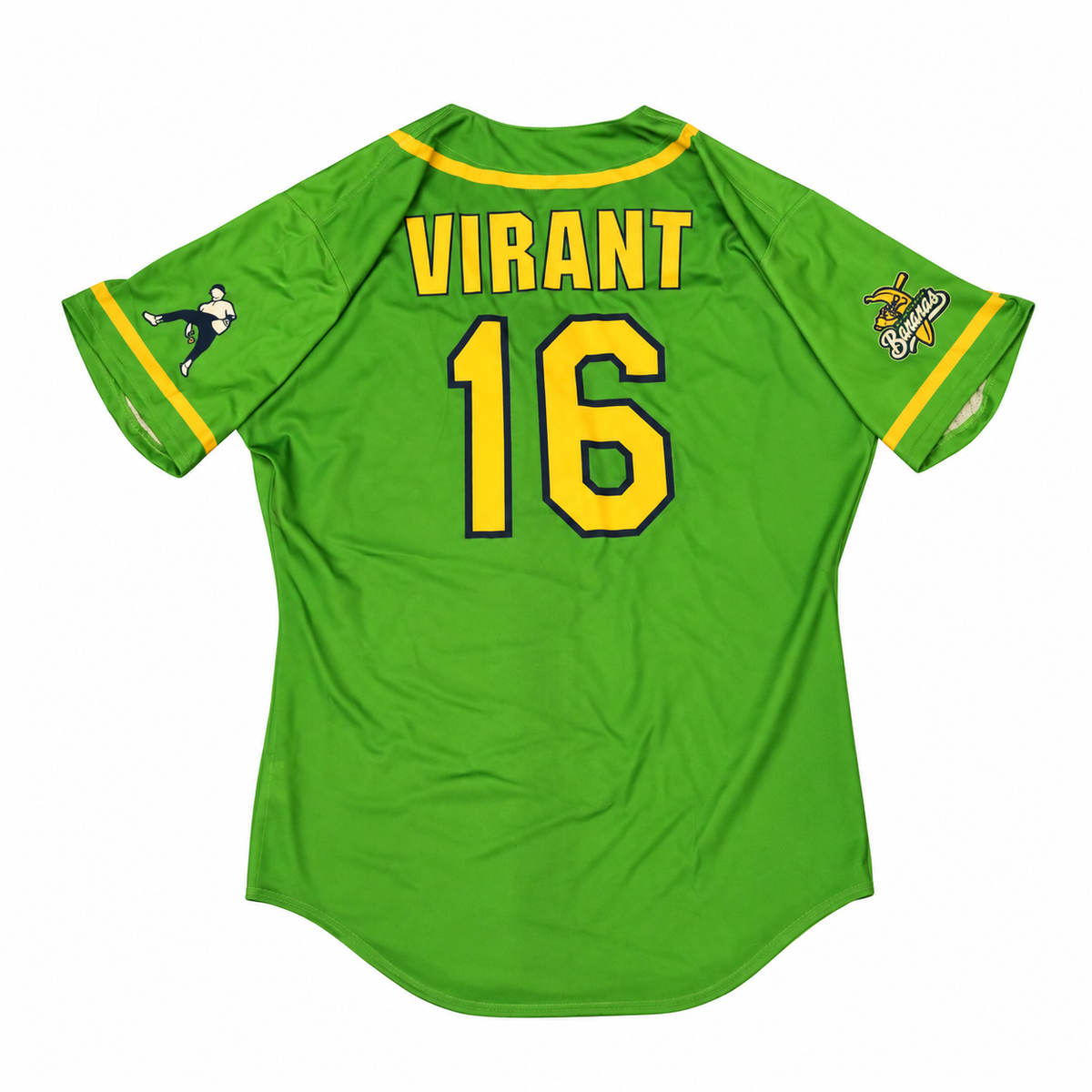 Adam Virant Savannah Bananas Game Worn June 27, 2026 Green Jersey at Oregon