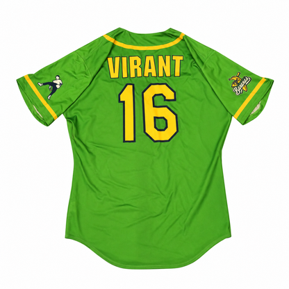 Adam Virant Savannah Bananas Game Worn June 27, 2026 Green Jersey at Oregon