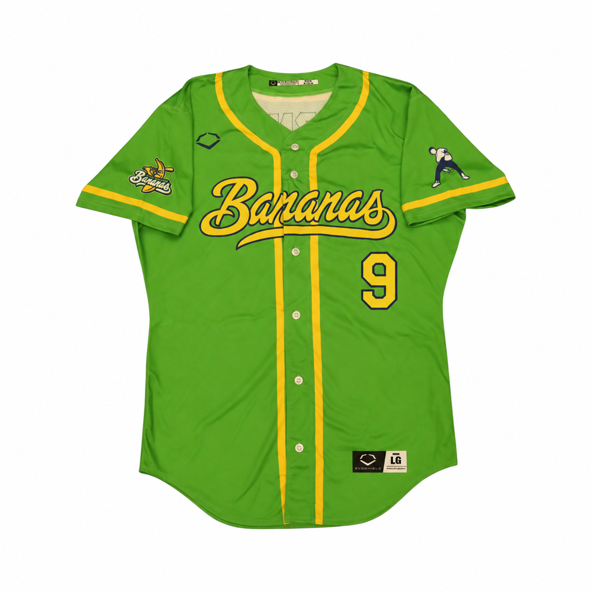 Max Jung-Goldberg Savannah Bananas Game Worn June 27, 2026 Green Jersey Oregon