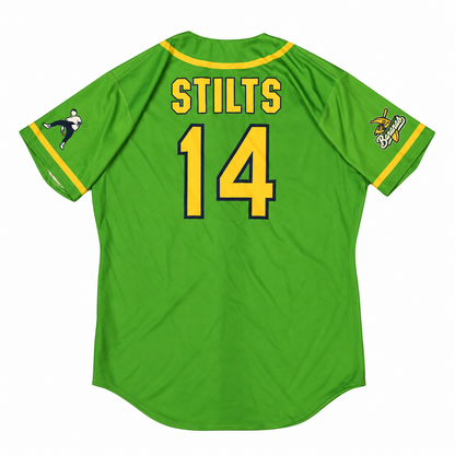 Dakota "Stilts" Albritton Savannah Bananas Game Worn June 27, 2026 Green Jersey at Oregon