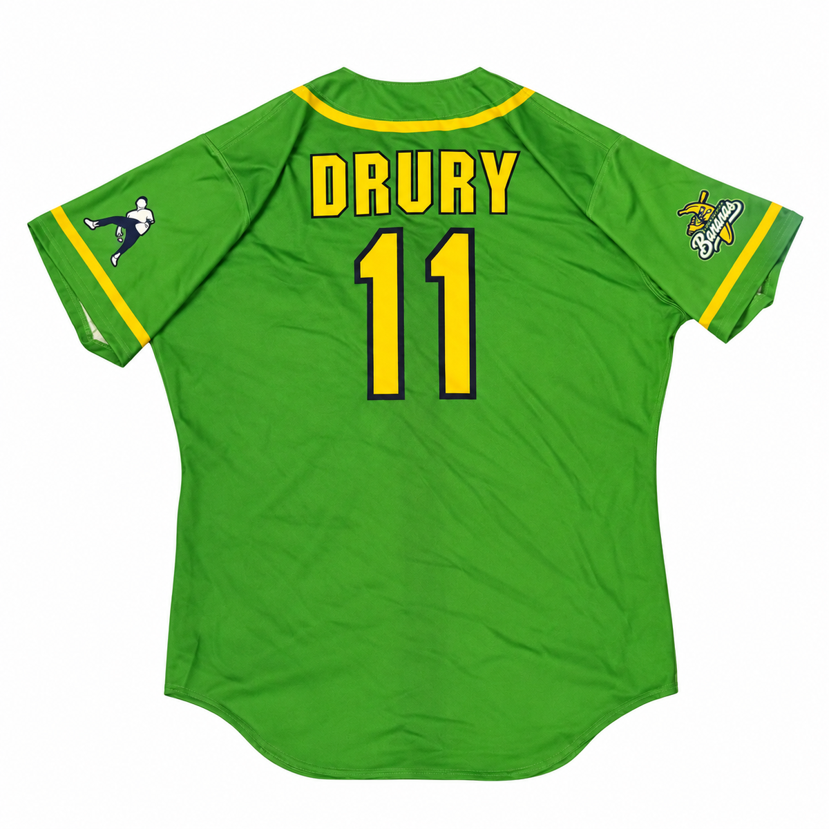 Austin Drury Savannah Bananas Game Worn June 27, 2026 Green Jersey at Oregon