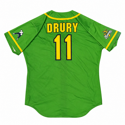 Austin Drury Savannah Bananas Game Worn June 27, 2026 Green Jersey at Oregon