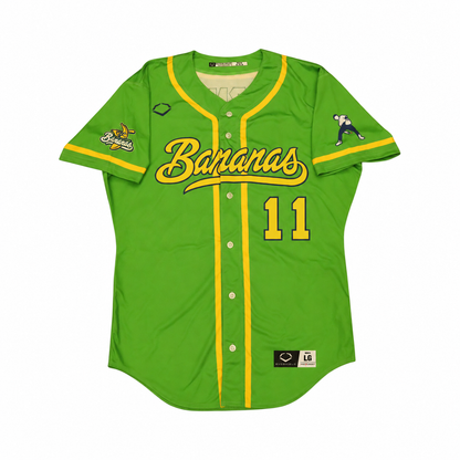 Austin Drury Savannah Bananas Game Worn June 27, 2026 Green Jersey at Oregon