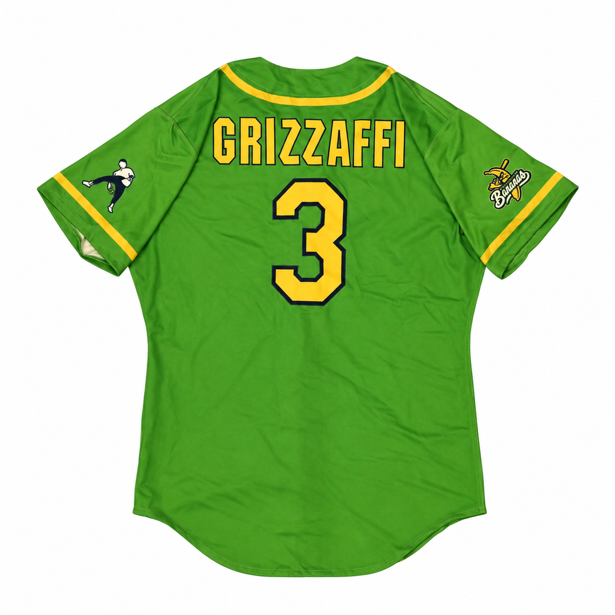 Bryce Grizzaffi Savannah Bananas Game Worn June 27, 2026 Green Jersey at Oregon