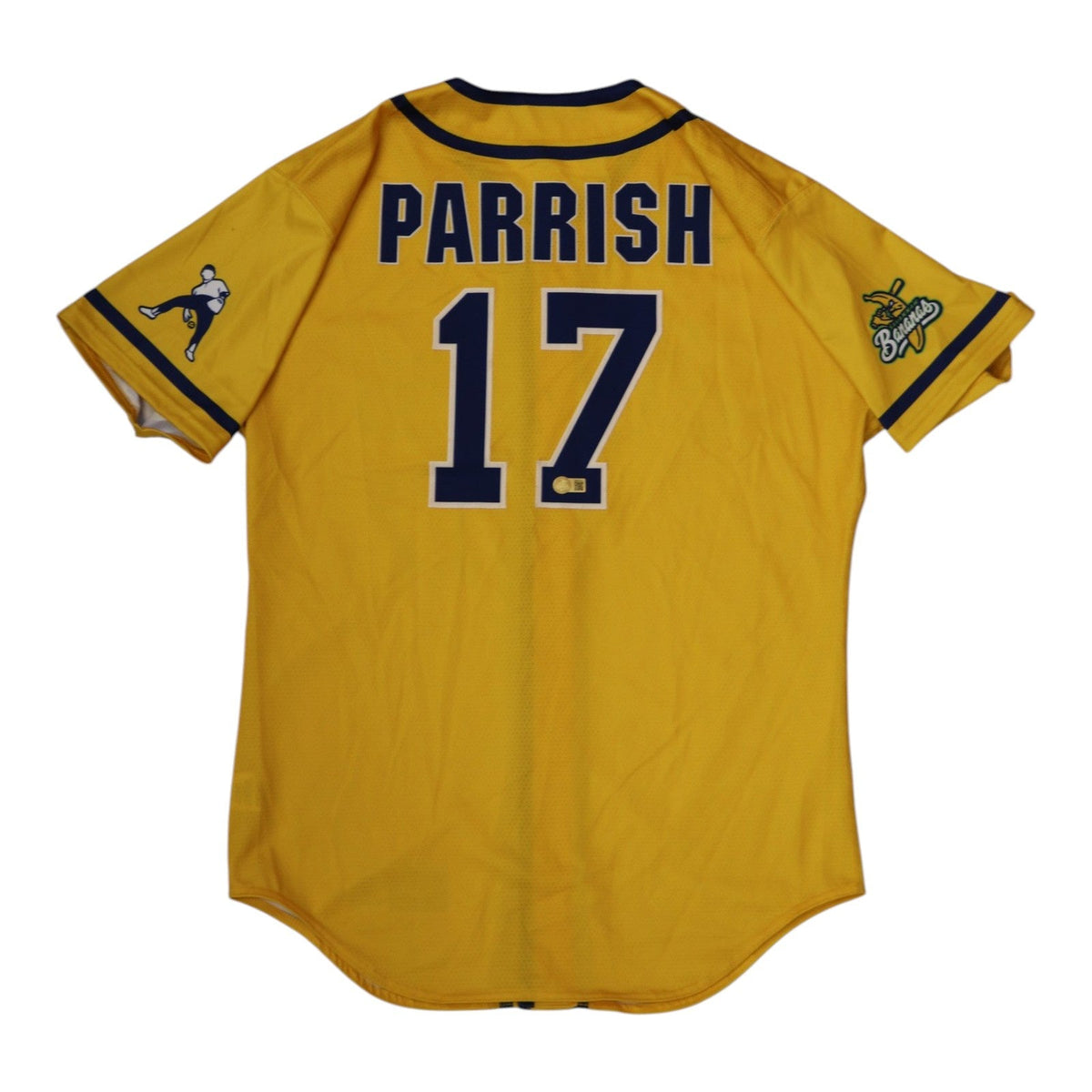 Easton Parrish Savannah Bananas Game Worn May 2, 2026 Jersey at Texas A&M