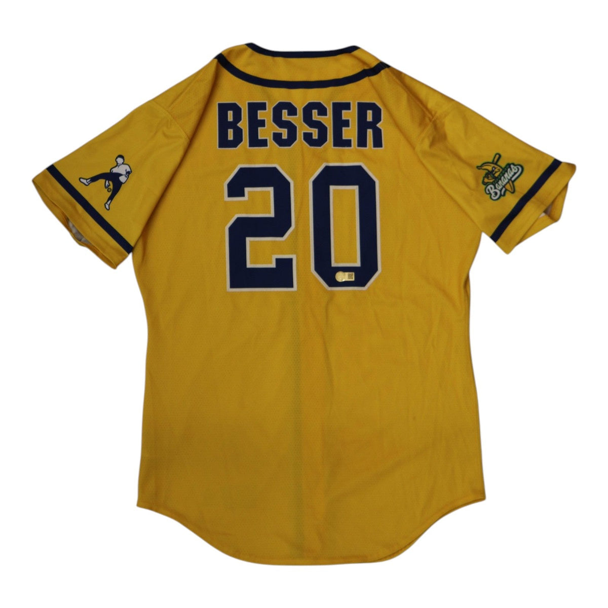 Grant Besser Savannah Bananas Game Worn May 2, 2026 Jersey at Texas A&M