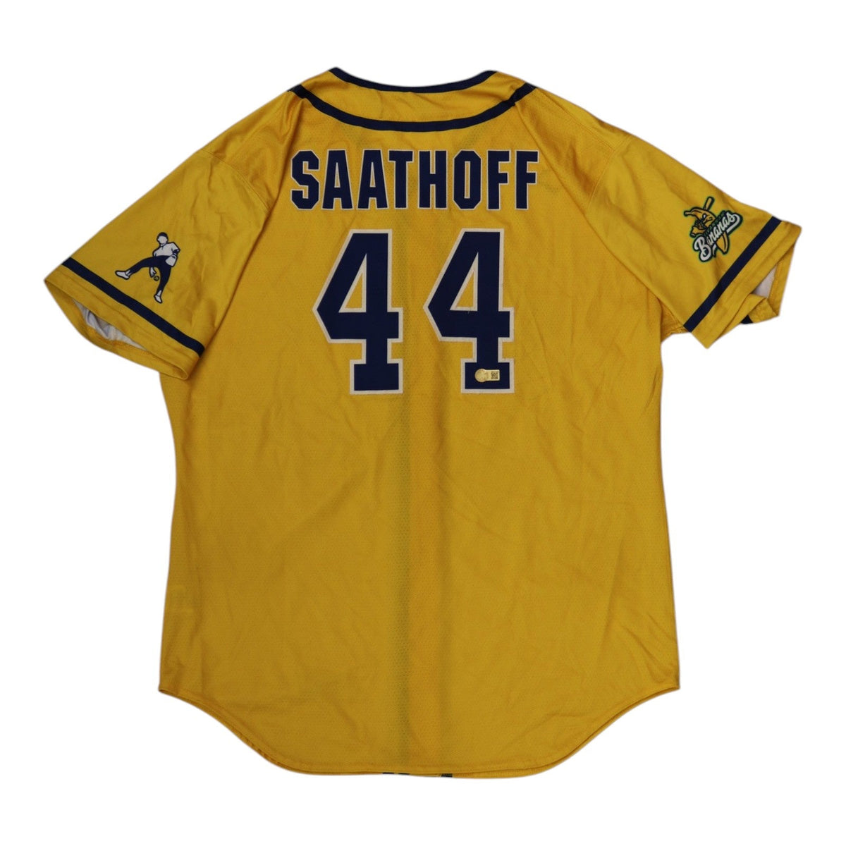 Allan Saathoff Savannah Bananas Game Worn May 2, 2026 Jersey at Texas A&M