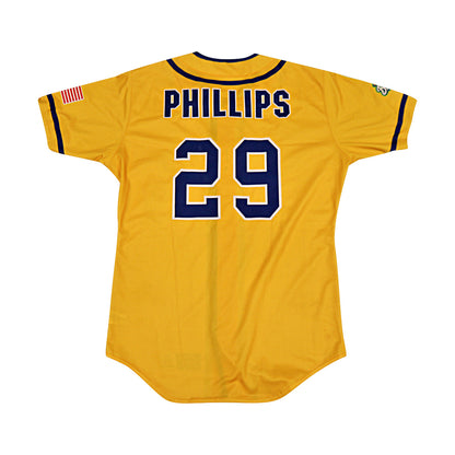 Zack Phillips Savannah Bananas Game Worn Jersey June 6-7, 2025 in Charlotte NC