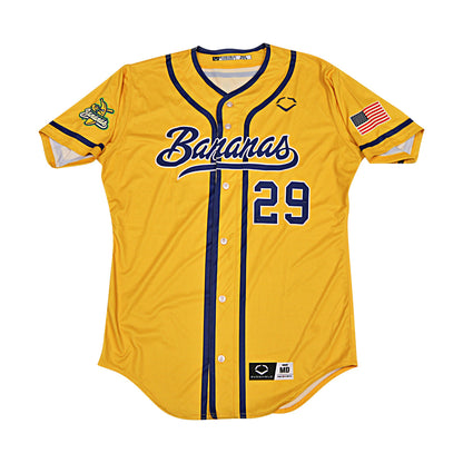 Zack Phillips Savannah Bananas Game Worn Jersey June 6-7, 2025 in Charlotte NC
