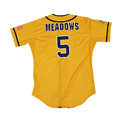 DR Meadows Savannah Bananas Game Worn Jersey June 6-7, 2025 in Charlotte NC