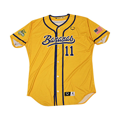 Correlle Prime Savannah Bananas Game Worn Jersey June 6-7, 2025 in Charlotte NC