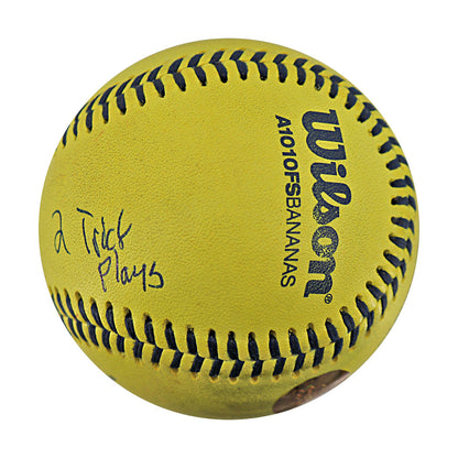 DR Meadows Signed Inscribed Game Used Banana Ball w/Case 5.24.25 Kauffman Stadium  