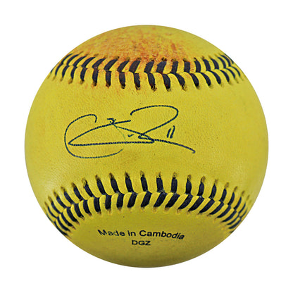 Jeremy Guthrie Autographed Game Used Banana Ball w/Case 5.24.25 Kauffman Stadium 