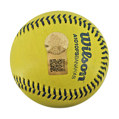 Jeremy Guthrie Autographed Game Used Banana Ball w/Case 5.24.25 Kauffman Stadium 