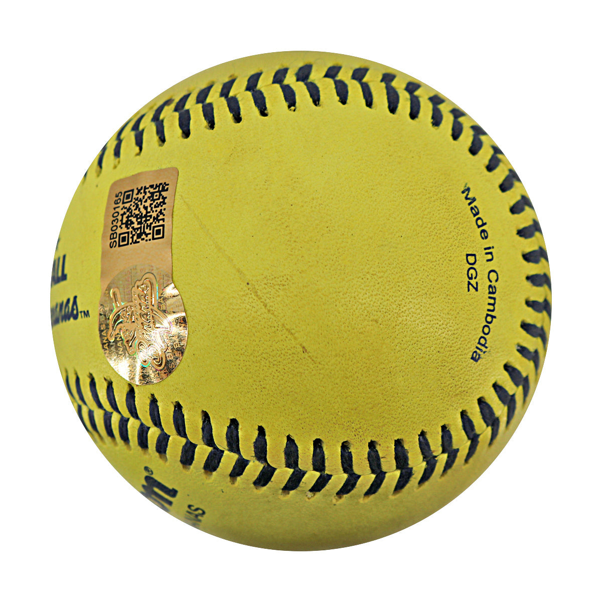 Jim Rome Autographed Game Used Banana Ball w/Case 5.31.25 Angel Stadium 