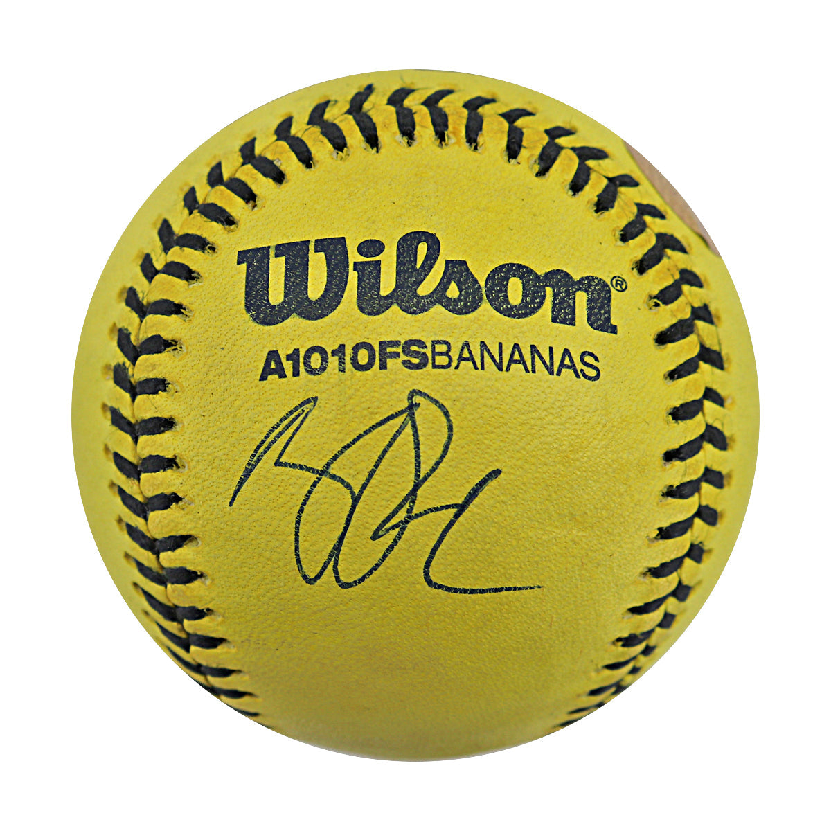 Kyle Luigs Autographed Game Used Banana Ball w/Case 6.7.25 Bank of America Stadium 