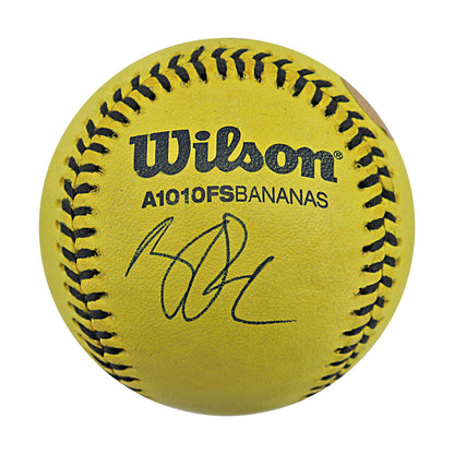 Kyle Luigs Autographed Game Used Banana Ball w/Case 6.7.25 Bank of America Stadium 