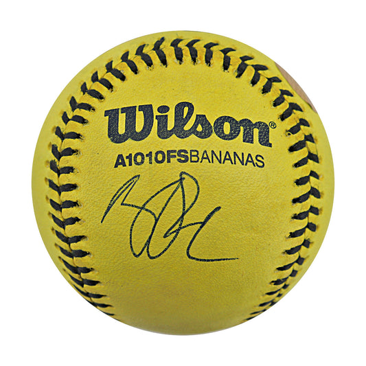 Kyle Luigs Autographed Game Used Banana Ball w/Case 6.7.25 Bank of America Stadium 