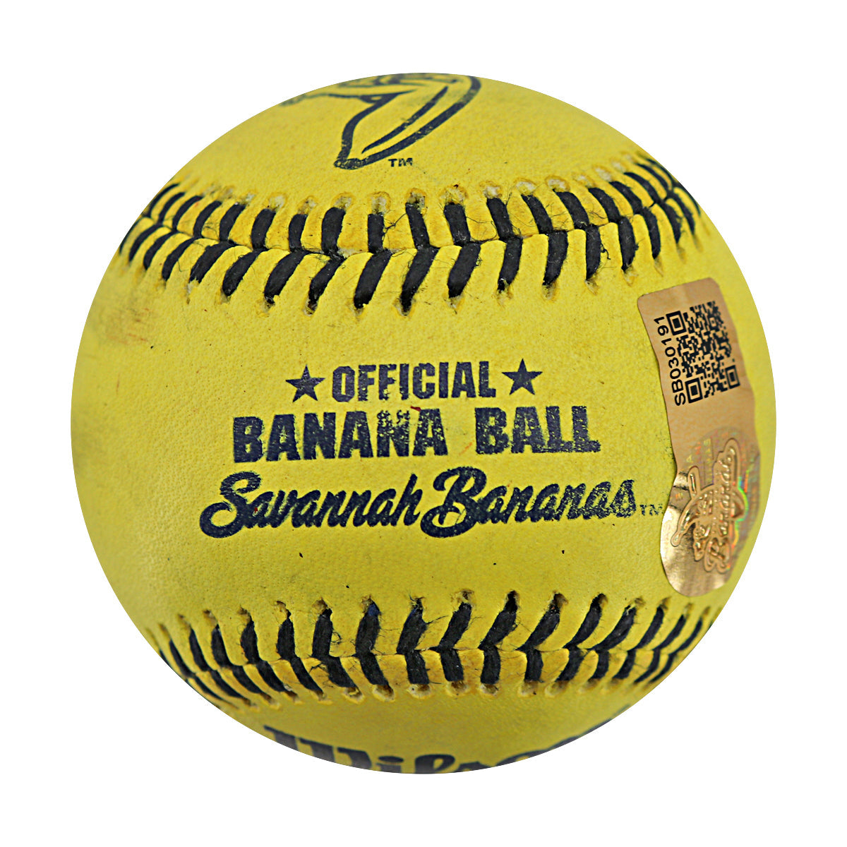 Kyle Luigs Autographed Game Used Banana Ball w/Case 6.7.25 Bank of America Stadium 