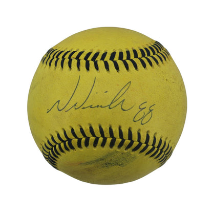 Noah Niznik Autographed Game Used Banana Ball w/Case 4.26.25 Memorial Stadium 