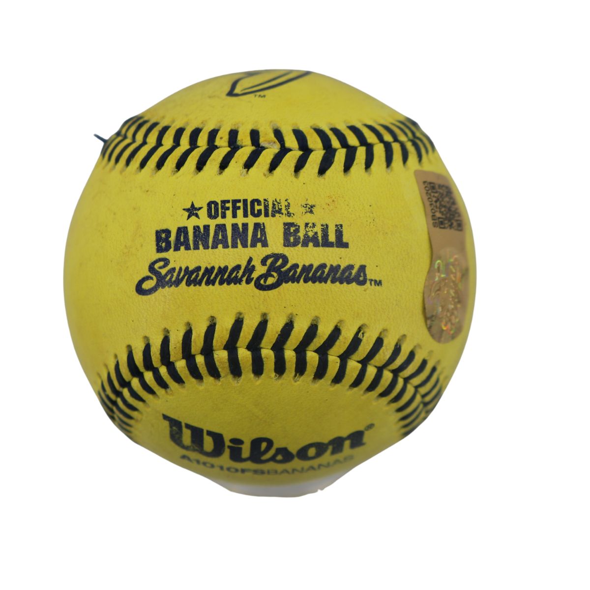 Noah Niznik Autographed Game Used Banana Ball w/Case 4.26.25 Memorial Stadium 