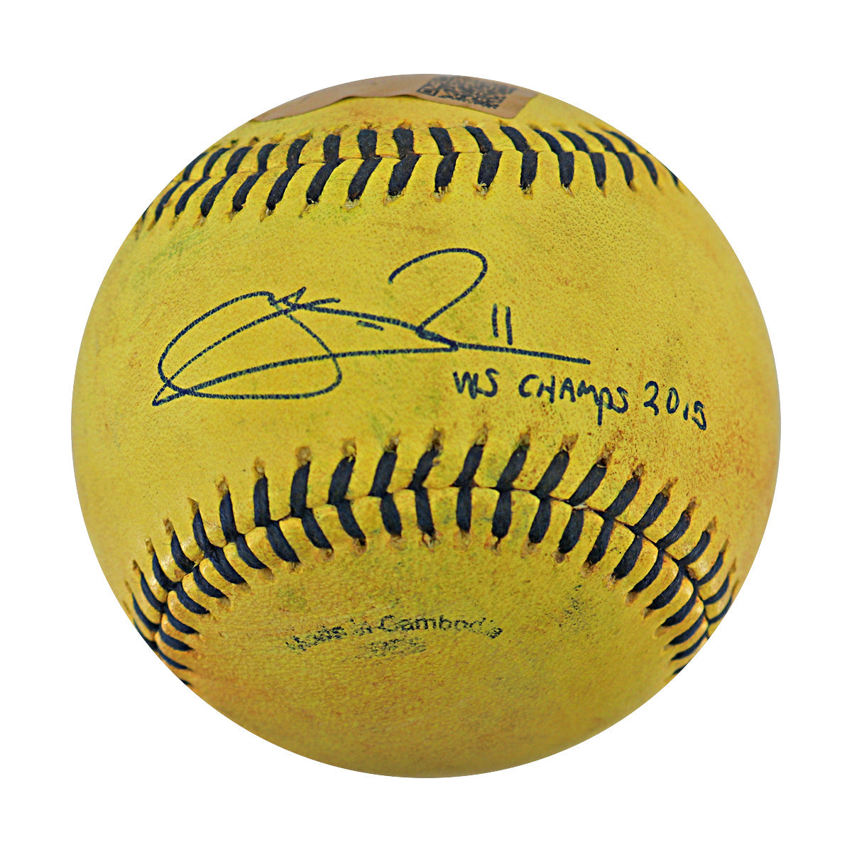 Jeremy Guthrie Signed Inscribed Game Used Banana Ball w/Case 5.23.25 Kauffman Stadium  