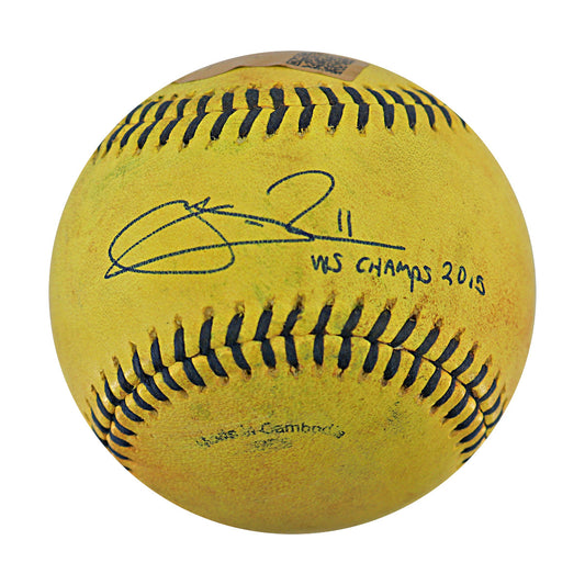 Jeremy Guthrie Signed Inscribed Game Used Banana Ball w/Case 5.23.25 Kauffman Stadium  