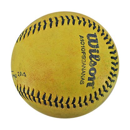 Jeremy Guthrie Signed Inscribed Game Used Banana Ball w/Case 5.23.25 Kauffman Stadium  