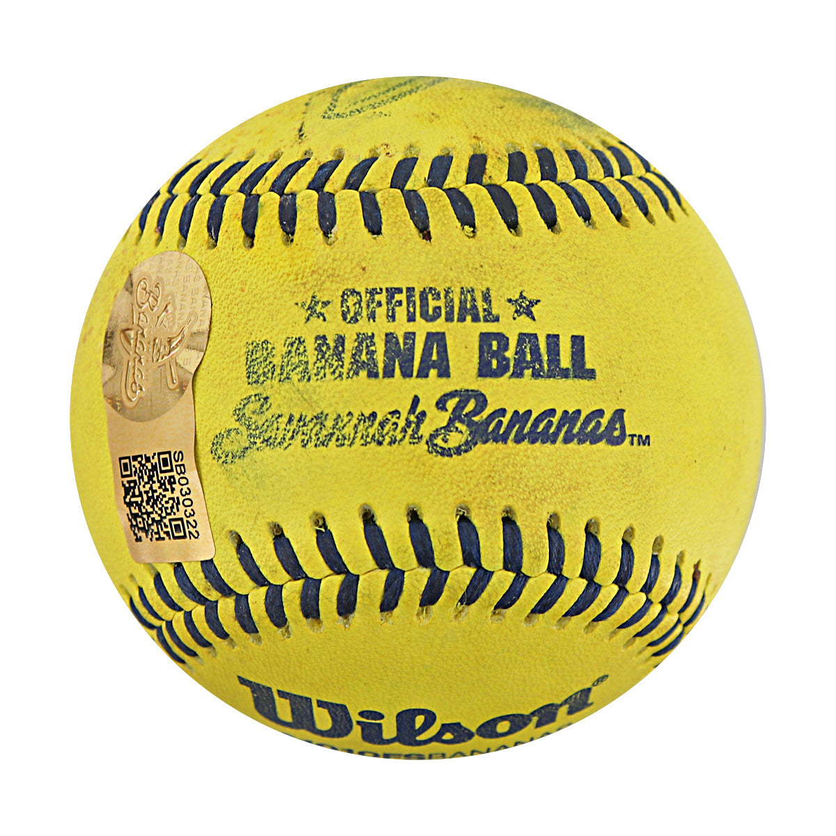 Ryan Kellogg Autographed Game Used Banana Ball w/Case 6.27.25 Nationals Park 