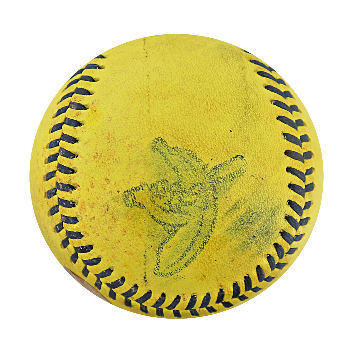 Ryan Kellogg Autographed Game Used Banana Ball w/Case 6.27.25 Nationals Park 