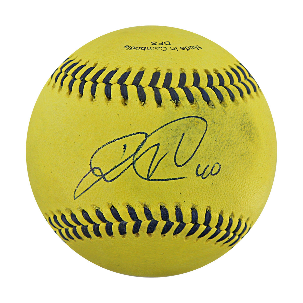 Wilson Ramos Autographed Game Used Banana Ball w/Case 6.27.25 Nationals Park 