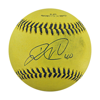 Wilson Ramos Autographed Game Used Banana Ball w/Case 6.27.25 Nationals Park 