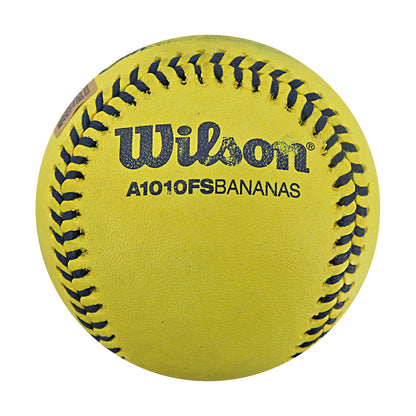Wilson Ramos Autographed Game Used Banana Ball w/Case 6.27.25 Nationals Park 