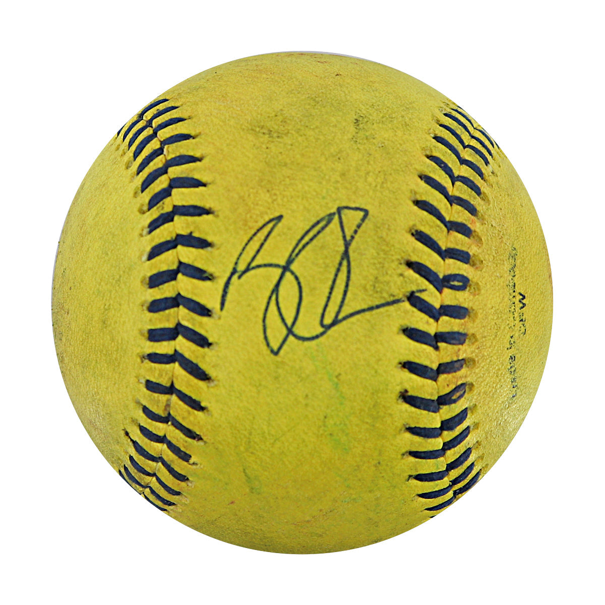 Bill LeRoy Autographed Game Used Banana Ball w/Case 6.27.25 Nationals Park 