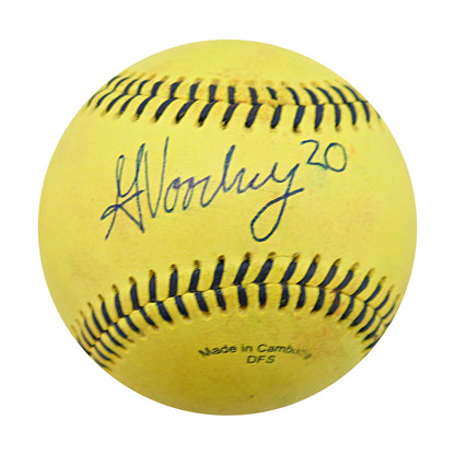 Gage Voorhees Autographed Game Used Banana Ball w/Case 7.6.25 Fenway Park