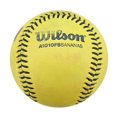 Gage Voorhees Autographed Game Used Banana Ball w/Case 7.6.25 Fenway Park