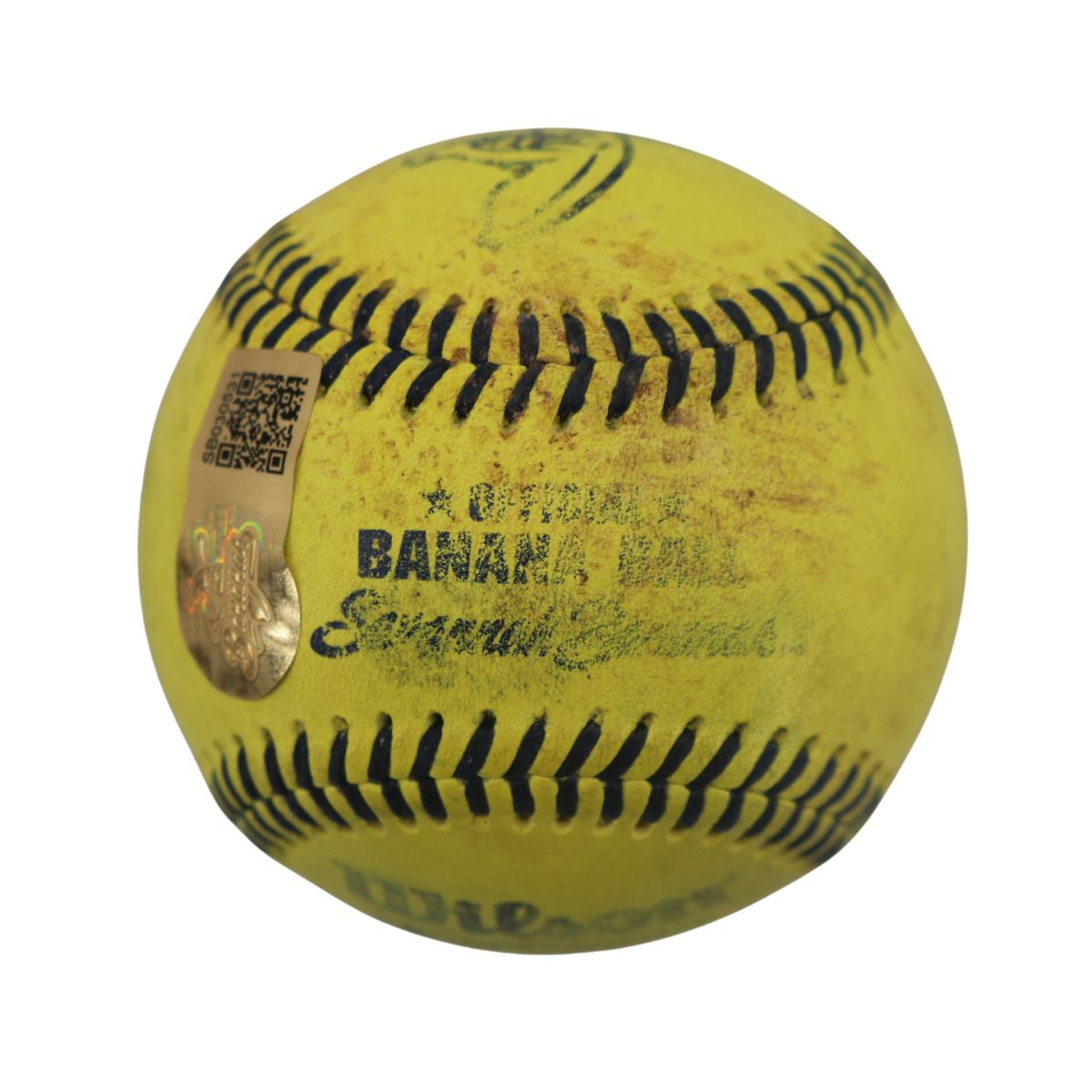 Alexiades & Luigs Autographed GU Banana Ball w/Case 6.13.25 Great American Ball Park 