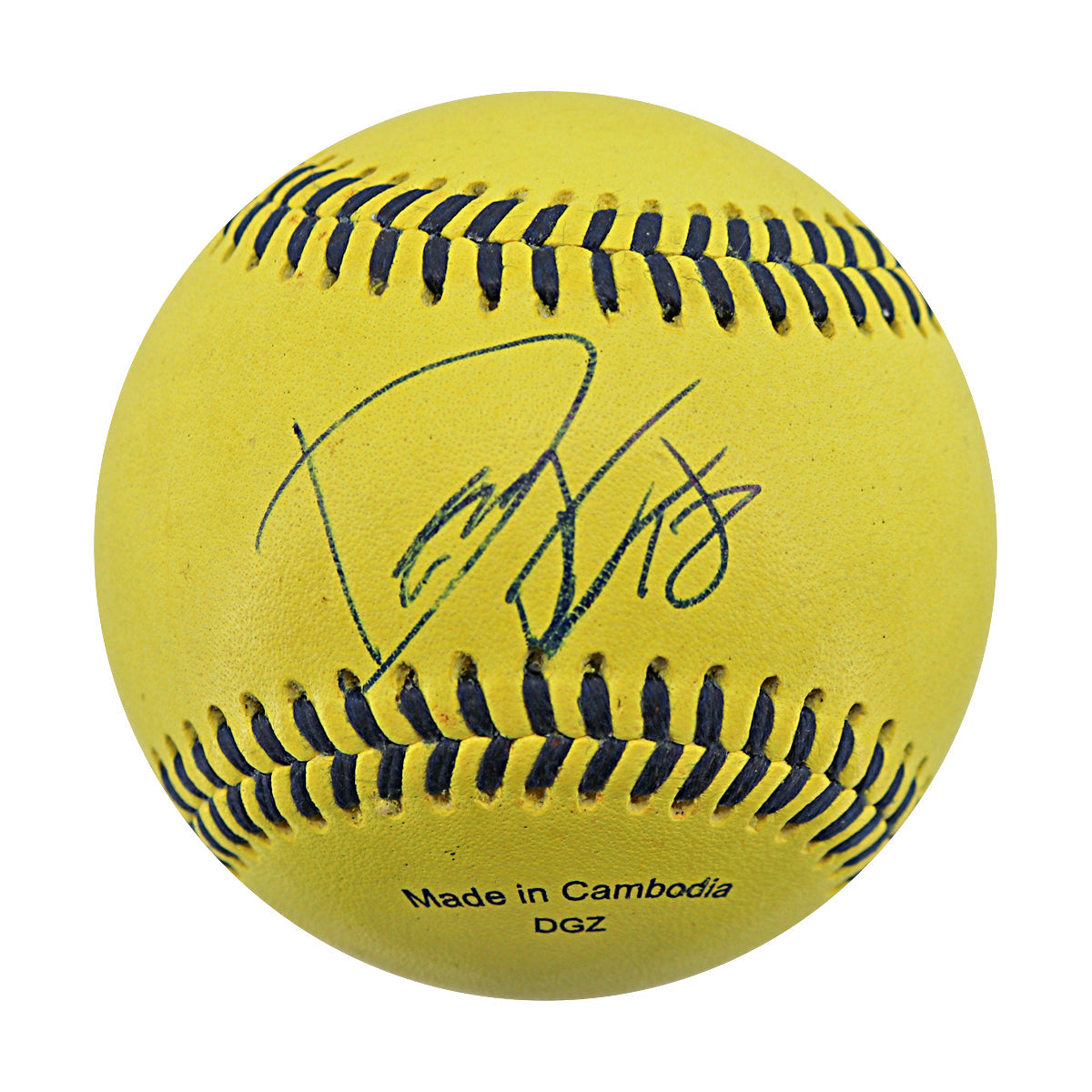 Dan Hosley Autographed Game Used Banana Ball w/Case 6.13.25 Great American Ball Park 