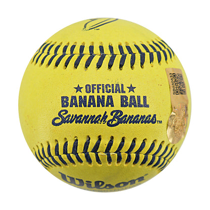 Dan Hosley Autographed Game Used Banana Ball w/Case 6.13.25 Great American Ball Park 
