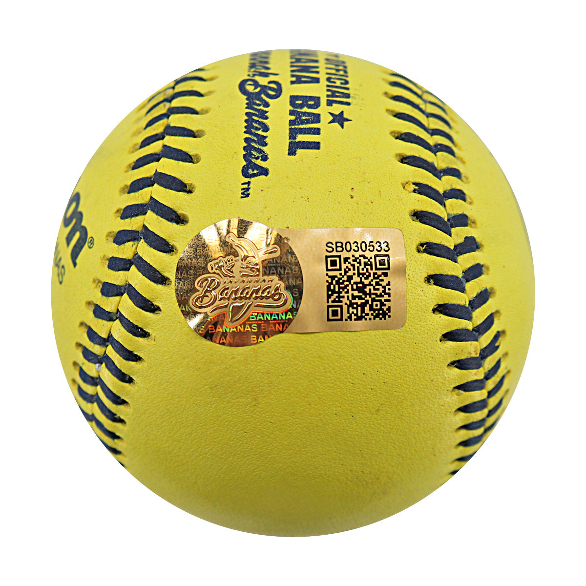 Dan Hosley Autographed Game Used Banana Ball w/Case 6.13.25 Great American Ball Park 