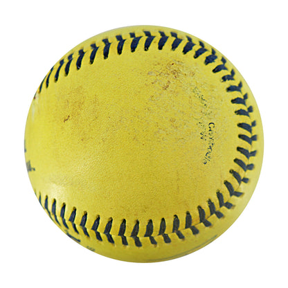 Ubaldo Jiminez Bananas Autographed Official Banana Ball w/Case 8.9.25 Coors Field 