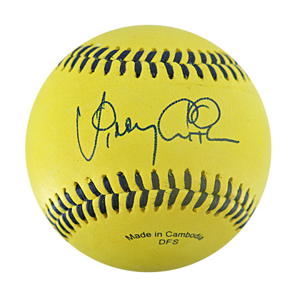 Vinny Castillo Bananas Autographed Official Banana Ball w/Case 8.9.25 Coors Field 