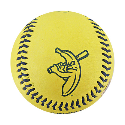 Michael Bourn Bananas Autographed Game Used Official Banana Ball w/Case 9.27.25 Houston, TX 
