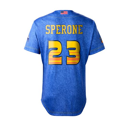 Tailgaters Joe Sperone #23 Player Jersey - Denim