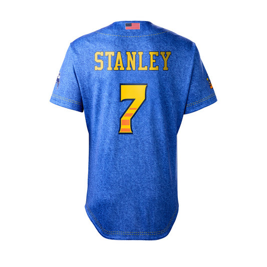 Tailgaters Indy Stanley #7 Player Jersey - Denim